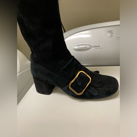 Women’s high knee suede boots - US 7 - Picture 3 of 7